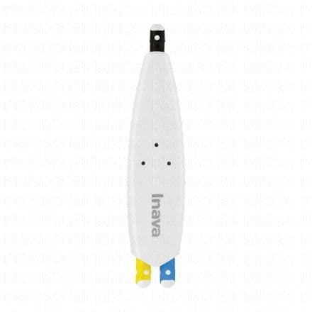 INAVA Trio compact - Brossette interdentaire Etroits ISO 0.1.2 1 manche + 3 brosettes
