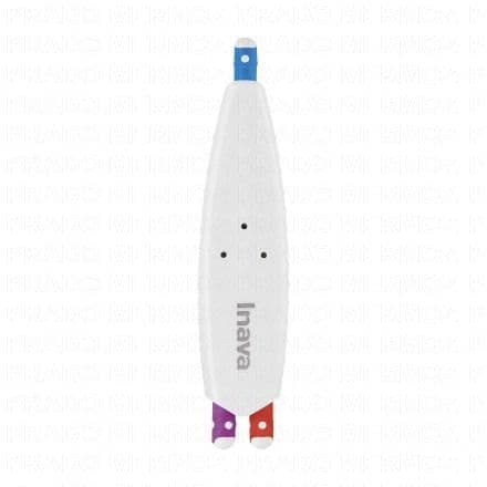 INAVA Trio compact - Brossette interdentaire ISO 1.4.5 mixte large et étroit 1 manche + 3 brosettes