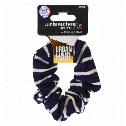 JEAN LOUIS DAVID Urban Hair - Chouchou Rayure Upcyclé