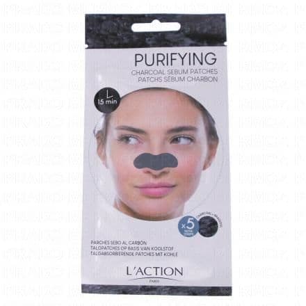 L'ACTION Purifying Patchs sébum charbon x5