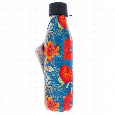 Bouteille isotherme ''Tattoo'' de 500ml Entrez dans le mouvement zéro déchet avec cette bouteille isotherme pouvant contenir 500ml de boisson chaude ou froide. Grâce à sa double paroi en acier inoxydable et incassable, la ''Tattoo'' garde votre boisson au chaud pendant 12h et au frais pendant 24h. Facilité pour l'insertion des glaçons.