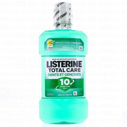 Bain de bouche antibactérien, vert. Pour parfaire l’hygiène bucco-dentaire quotidienne, le bain de bouche Listerine favorise l’élimination des bactéries responsables de la plaque dentaire. Sa composition aux huiles essentielles et au fluor réduit les saignements et les irritations des gencives et renforce l’émail des dents. Son utilisation procure une haleine fraîche. Prévient la formation du tartre et l'apparition des caries, protège et renforce l'émail des dents. Rafraîchissant de l'haleine. Usage quotidien. Conditionnement : flacon plastique. Une protection pour des dents plus fortes et des gencives plus saines en 2 semainesTriple action :1. Réduit la plaque efficacement2. Renforce les dents3. Aide à prévenir les gencives sensiblesTesté cliniquement* *Etude sur la réduction de la plaque