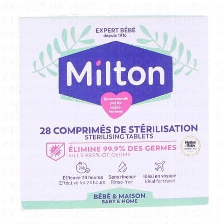 MILTON Comprimés de Stérilisation x28