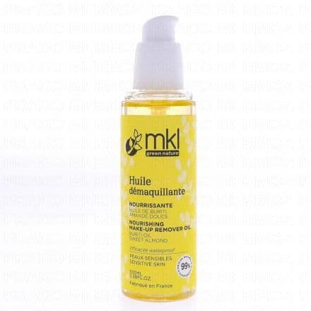 Eliminez le maquillage tenace et waterproof sur le visage et les yeux grâce à notre Huile Démaquillante Nourrissante . L'Huile Démaquillante Nourrissante est le soin parfait pour un démaquillage doux et efficace, adapté aux peaux sensibles. Sa formule naturelle, associe :• Huile de Buriti BIO : riche en antioxydants, elle nourrit et protège la peau tout en préservant son éclat.• Huile d'Amande Douce BIO : reconnue pour ses propriétés apaisantes et adoucissantes, elle offre un confort ultime même aux peaux les plus délicates.Notre huile élimine en douceur toutes les impuretés et les traces de maquillage, y compris waterproof, sur le visage, les yeux et les lèvres. Non grasse et facile à rincer, elle laisse la peau parfaitement propre, douce et nourrie, sans tiraillements.Résultat : un démaquillage efficace, une peau hydratée et un rituel sensoriel pour révéler toute la beauté de votre visage. Adaptée à un usage quotidien, matin et soir.