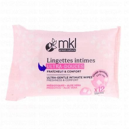 MKL Lingettes Intimes Ultra Douces 12 lingettes