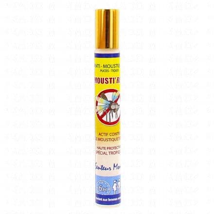 MOUSTI'KILL Anti-moustiques, puces et tiques senteur monoï 10ml
