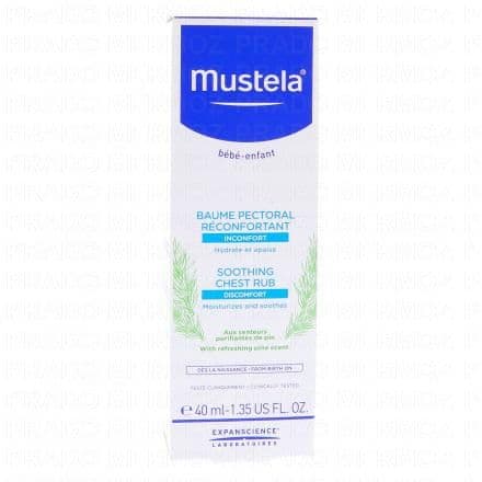 MUSTELA Baume Pectoral Réconfortant 40ml