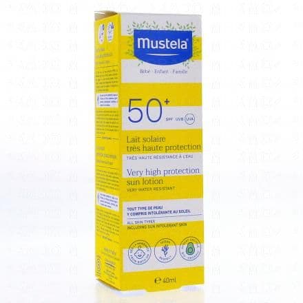 MUSTELA Lait solaire très haute protection 40ml
