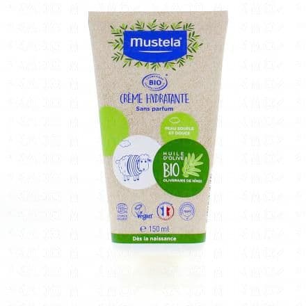 MUSTELA crème hydratante bio sans parfum tube 150ml