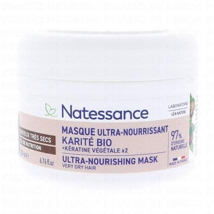 NATESSANCE Masque capillaire ultra-nourrissant à la karité 200ml