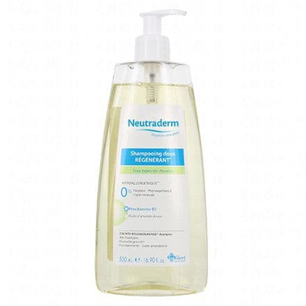 Shampooing doux régénérant aux extraits d’amandes. Le shampooing doux régénérant Neutrapharm aux extraits d’amandes est spécialement conçu pour un lavage quotidien des cheveux de toute la famille. Son action adoucissante rend le cheveu plus souple, plus brillant et plus éclatant de santé.
