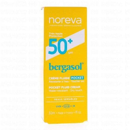 NOREVA Bergasol Crème Fluide Invisible SPF50+ 30ml pocket