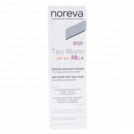 NOREVA Trio White Mela soin de jour anti-taches de jour SPF50+ tube 40ml