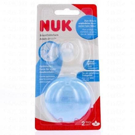 NUK Bouts de sein allaitement x2 Taille M