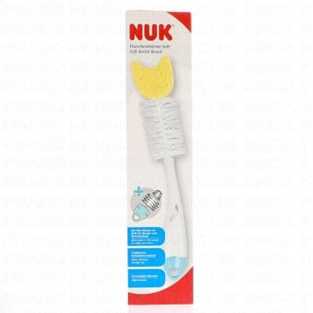 NUK Goupillon 2 en 1 bout éponge