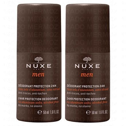 NUXE Men deodorant protection 24 roll-on lot de 2
