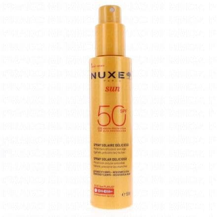 NUXE Sun - Spray solaire délicieux haute protection SPF50 visage et corps 150ml