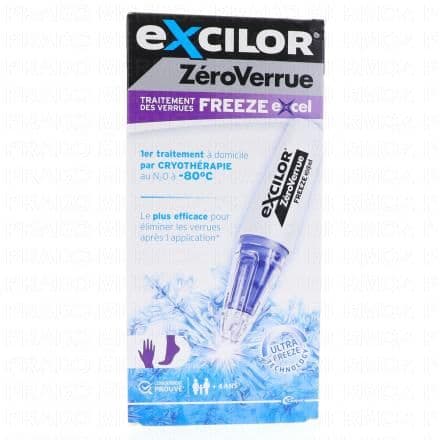 OBJECTIF ZERO VERRUE Freeze excel Stylo pré-rempli azote 14,3g