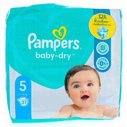 Couches spécialement conçues pour les bébés qui ont besoin d’une absorption renforcée la nuit. Les couches Pampers sont parfaites pour garder votre bébé au sec. Grâce à ses canaux d’air et à sa technologie respirante, la peau respire et une sensation de fraîcheur est apportée. Les couches Pampers Baby-Dry créent de l’espace à l’intérieur de la couche pour que l’air puisse y circuler librement. Elles aident la peau de votre bébé à respirer pour des nuits plus au sec