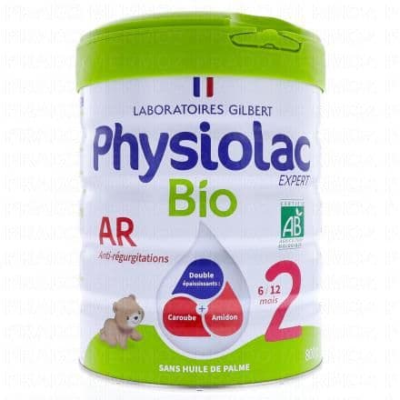 PHYSIOLAC AR Bio Lait de suite 2eme âge 800g