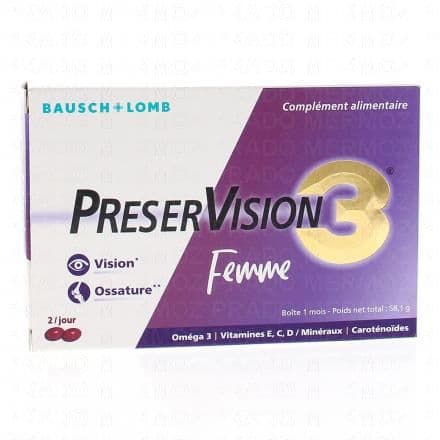 PRESERVISION - Femme boite 1 mois 58,1g BAUSCH & LOMB
