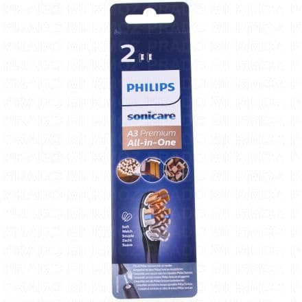 Philips Sonicare A3 Premium Têtes de brosse de rechange souple x2