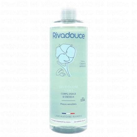 RIVADOUCE Gel douche 3 en 1 coton & amande 400ml