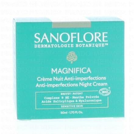SANOFLORE Magnifica - Crème de Nuit Anti-Imperfections Bio 50ml