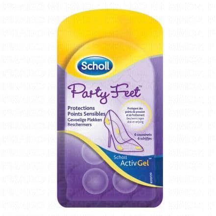 DR. SCHOLL'S Party Feet protections points sensibles coussinets x 6
