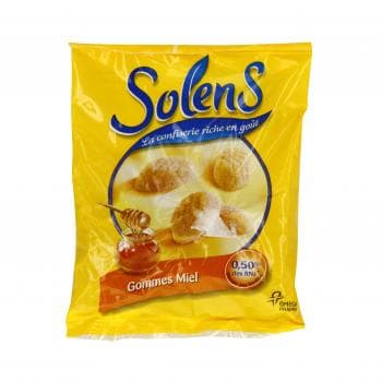 SOLENS Gomme au miel sachet de 100g