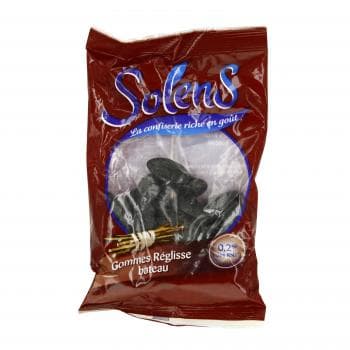 SOLENS Gommes à la réglisse bateau sachet de 100g