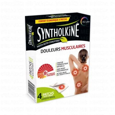 SYNTHOL Syntholkiné patch chauffant petit format x4