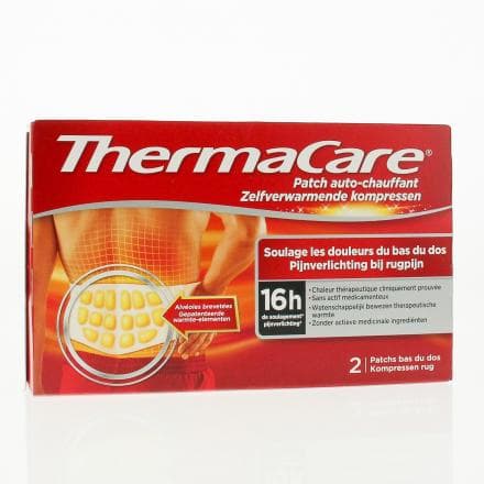 THERMACARE Patch auto-chauffant bas du dos patch chauffants x2