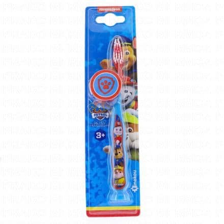 TINOKOU Brosse à dent ergonomique avec capuchon pat'patrouille