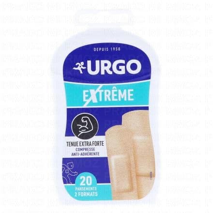 URGO Extrême Pansement tenue extra forte 20 pansements