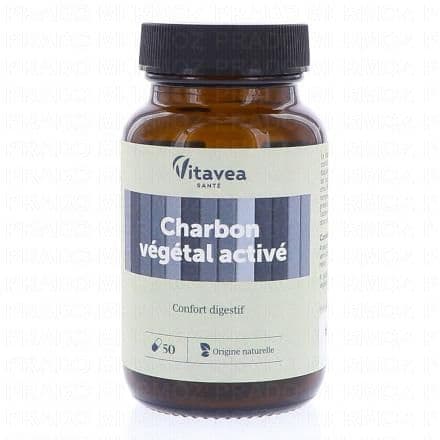 VITAVEA Charbon Végétal Activé 50 gélules