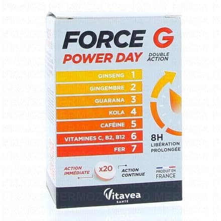 VITAVEA Force Power day Double action x20 gélules