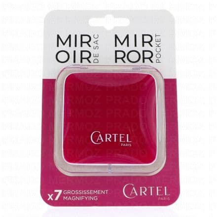 Miroir de sac 2 faces dont une grossissante x7 Fermeture magnétique pour ce miroir 2 faces dont 1 face grossissante x7. Recommandé pour une utilisation dans les trousses de maquillage, les sacs à main, les sacs de voyage et dans la salle de bain.