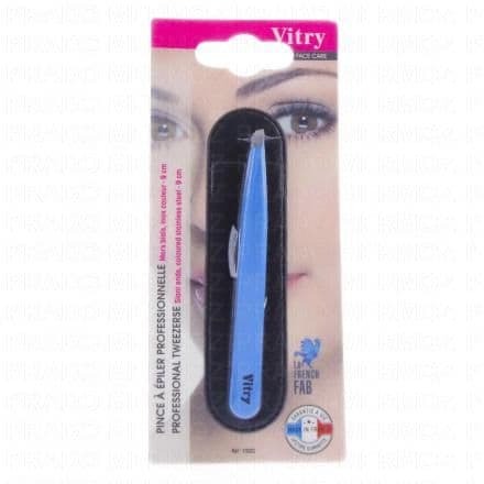 VITRY Face Care - Pince à épiler mors en biais inox 9cm
