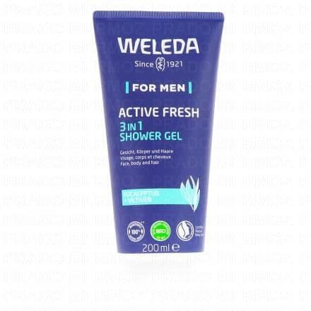Gel douche homme tonifiant et rafraîchissant. Un cocktail tonique, mélange d’huiles essentielles 100% naturelles, eucalyptus, essence de vétivier, qui diffusent des parfums frais, boisés, stimulant. Une texture gel légère pour un soin qui respecte leur épiderme, tout en hydratant la peau. Sa base lavante végétale douce et biodégradable, et le complexe de tensio-actifs d’origine végétale apporte douceur à la peau. Nettoie la peau en douceur.