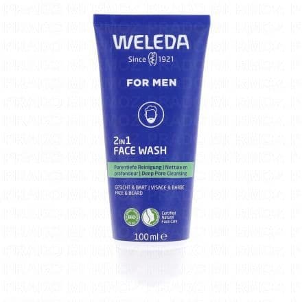 WELEDA For Men - Gel nettoyant visage 2en1 100ml