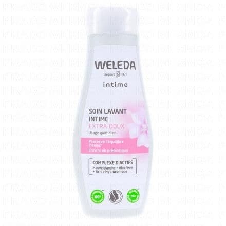 WELEDA Mauve blanche - Soin Lavant Intime Extra-Doux 200ml