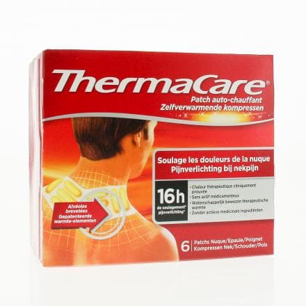 THERMACARE Patch auto-chauffant nuque/épaule/poignet patch chauffants x6