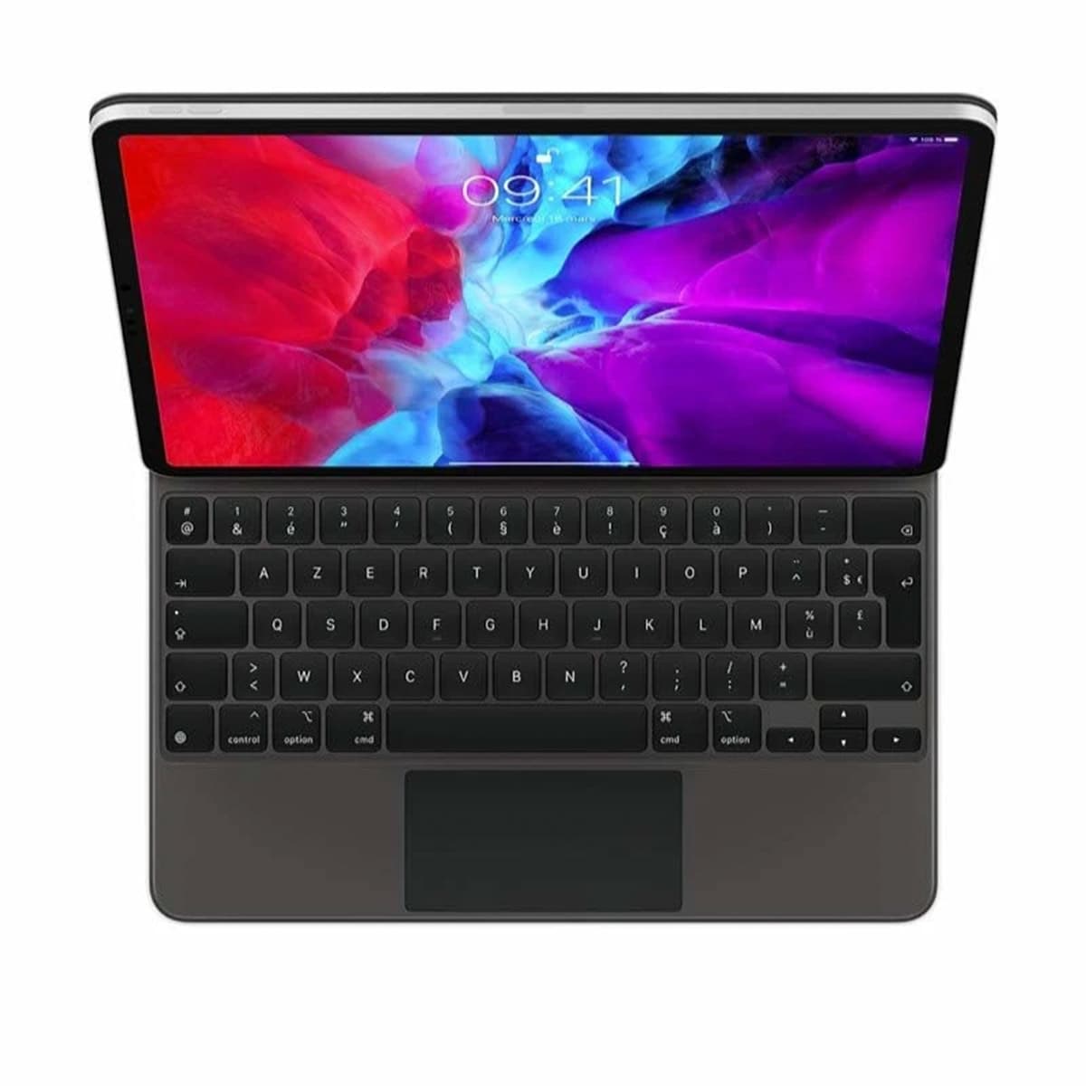 Magic Keyboard Apple iPad Air 13 pouces (2025) M3 / (2024) M2 / iPad Pro 12.9 (2018/2020/2021/2022) - AZERTY / FR - Noir