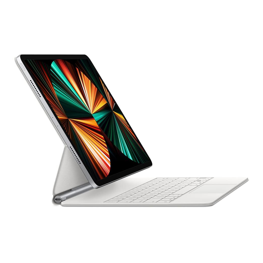 Magic Keyboard Apple iPad Air 13 pouces (2026) M4 / (2025) M3 / (2024) M2 / iPad Pro 12.9 (2018/2020/2021/2022) - QWERTY / UK - Blanc