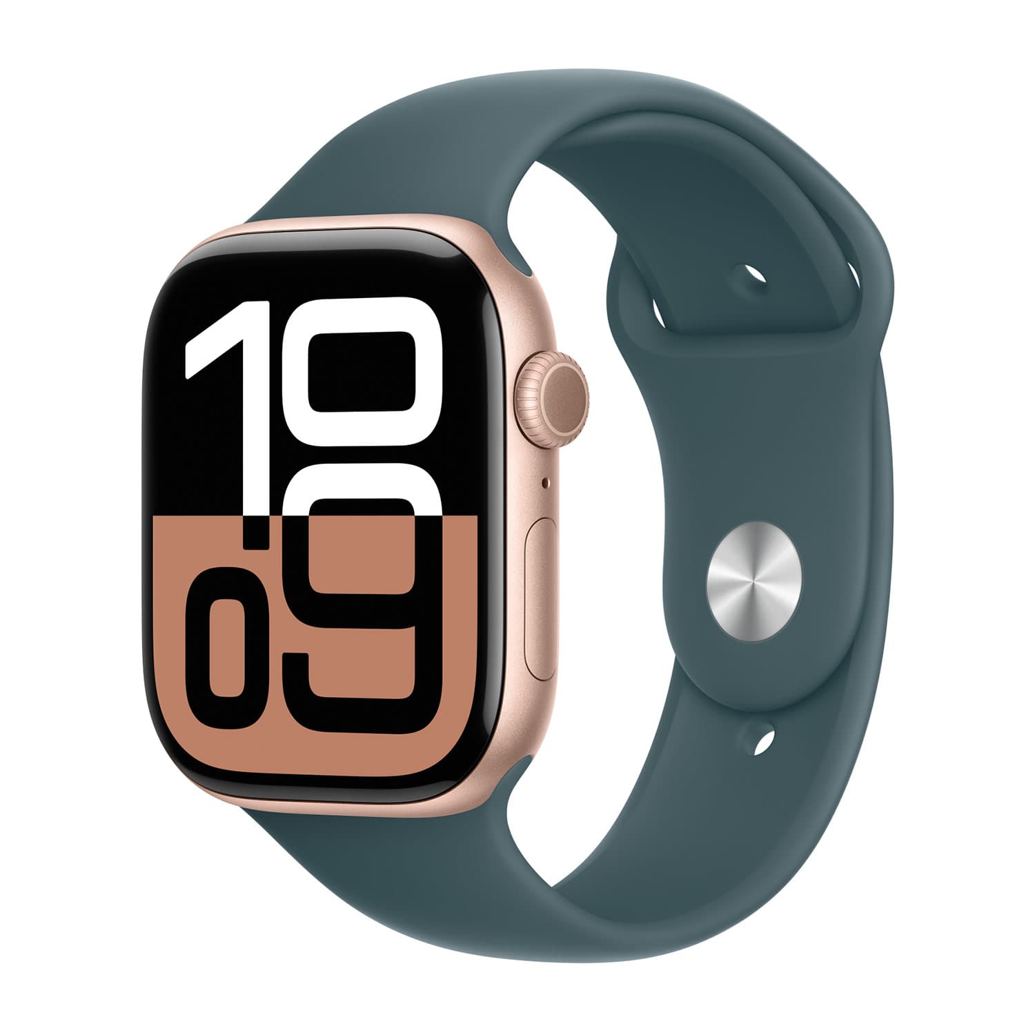 Bracelet Sport Apple Watch Series 1 - 9 / SE (38/40/41 mm) - Taille S/M - Lake Green