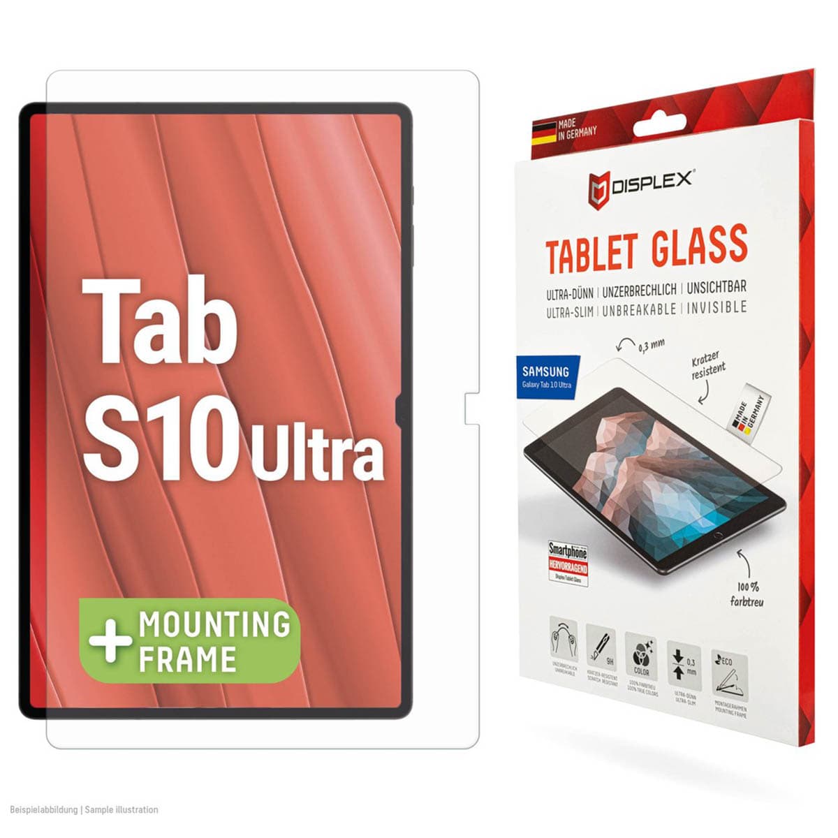 Displex Protection d'écran en verre trempé Samsung Galaxy Tab S10 Ultra