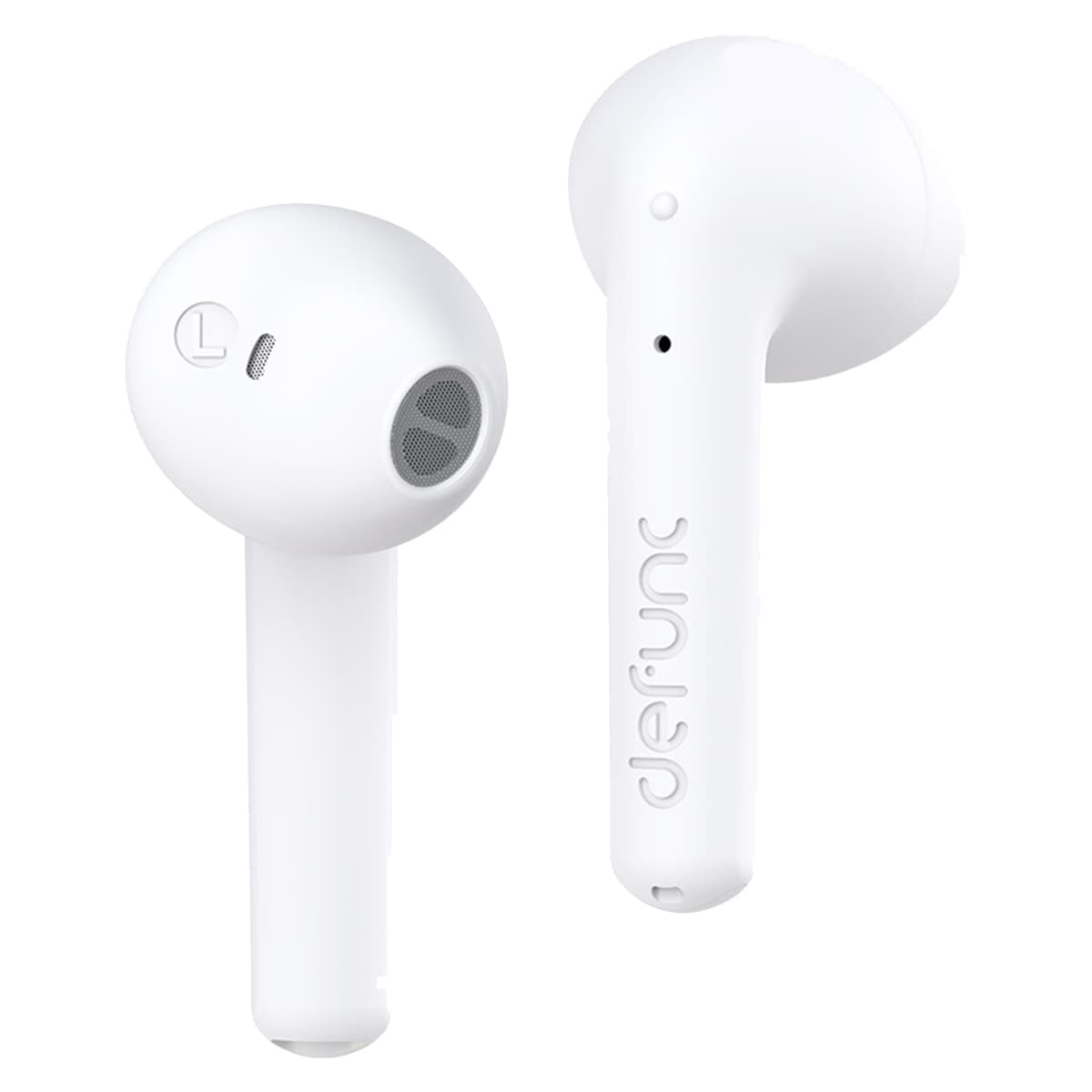 Defunc True Lite Earbuds - Écouteurs sans fil - Écouteurs sans fil Bluetooth - Avec suppression du bruit ENC - White