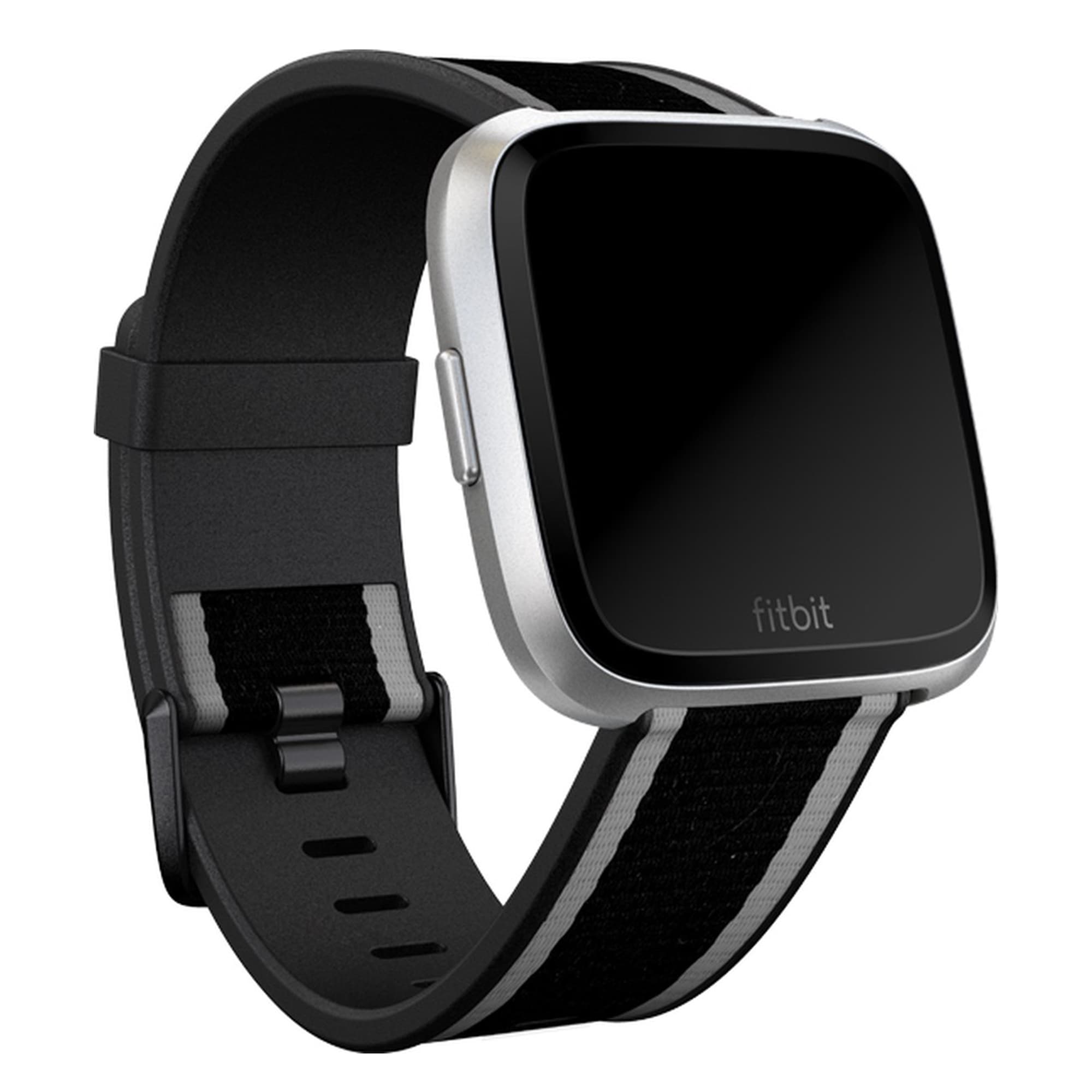 Bracelet Woven Fitbit Versa / Versa 2 / Versa Lite - Taille L - Grey / Black