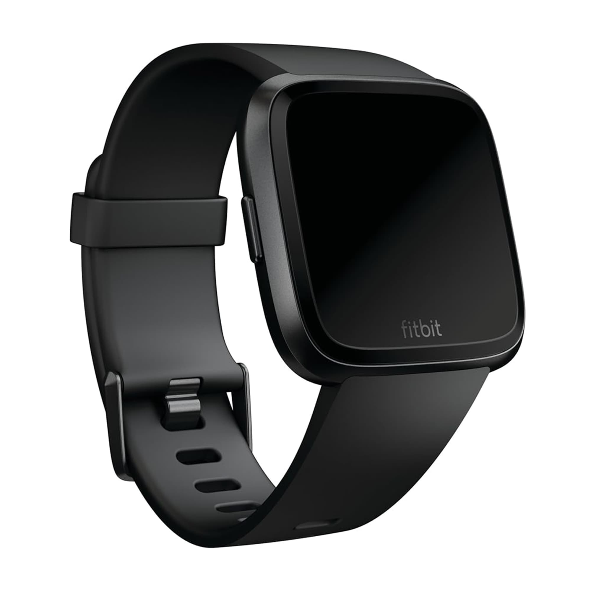 Bracelet Classic silicone Fitbit Versa / Versa 2 / Versa Lite - Taille L - Noir
